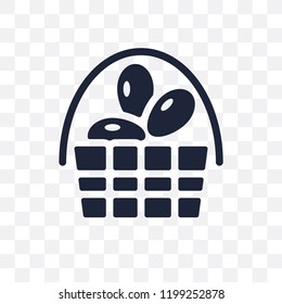 Egg transparent icon. Egg symbol design from Agriculture, Farming and Gardening collection. Simple element vector illustration on transparent background.