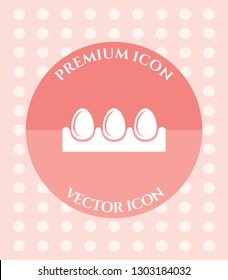 Egg Tray Icon for Web, Applications, Software & Graphic Designs.
