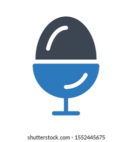 egg tray vector colour glyph icon