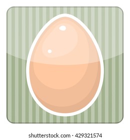 Egg vector colorful icon