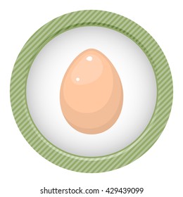 Egg vector colorful icon