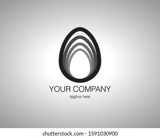 Egg Vector Design for Logo Company, Icon, Symbol etc.