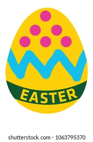  egg vector for easter holiday