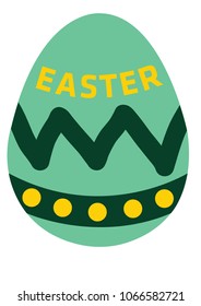 egg vector for easter holiday	