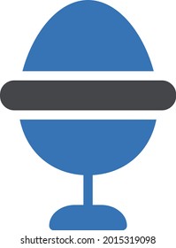 egg vector glyph colour icon