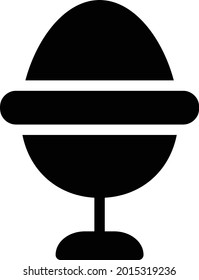 egg vector glyph flat icon