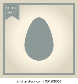 Egg, vector icon
