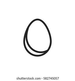 Egg vector icon