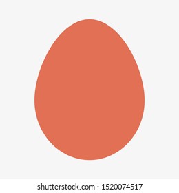 Egg vector icon, breakfast food. Diet