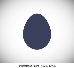 Egg vector icon, breakfast food. Diet