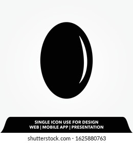Egg vector icon, breakfast food symbol. Modern, simple flat vector illustration