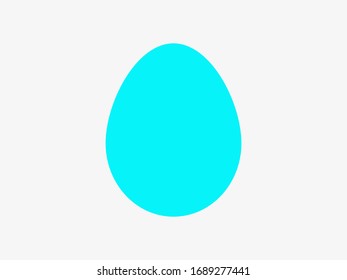 Egg vector icon, breakfast food. Diet