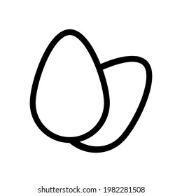 
Egg vector icon, breakfast food symbol. Modern and simple flat vector illustration for a website or mobile app