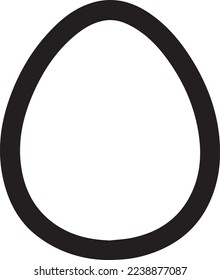 Egg vector icon, breakfast food symbol. Modern, simple flat vector illustration for web site or mobile app