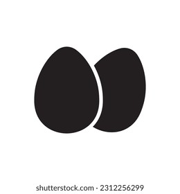 Egg vector icon. Egg flat sign design. Egg symbol pictogram. UX UI icon