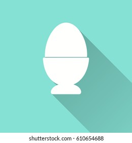 Egg vector icon. Illustration isolated for graphic and web design.