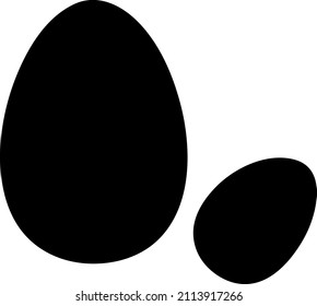 egg vector icon illustration on white background..eps
