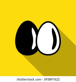 Egg Vector Icon Isolated