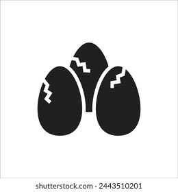 egg vector icon line template