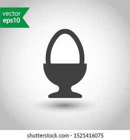 Egg vector icon. Egg sign design. Egg flat symbol. EPS 10 pictogram symbol