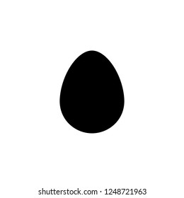 egg vector icon. egg sign on white background. egg icon for web and app