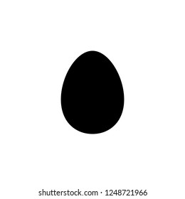 egg vector icon. egg sign on white background. egg icon for web and app