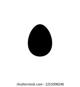 egg vector icon. egg sign on white background. egg icon for web and app