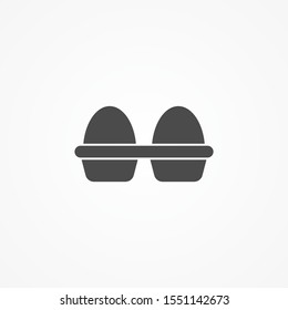 Egg vector icon sign symbol