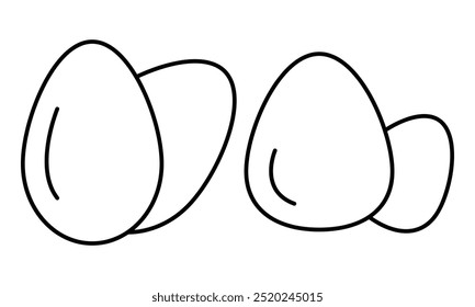 Egg vector icon. Simple egg vector icon design. Egg vector collection.