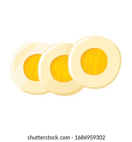 Egg vector icon.Cartoon vector icon isolated on white background egg.