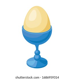 Egg vector icon.Cartoon vector icon isolated on white background egg.