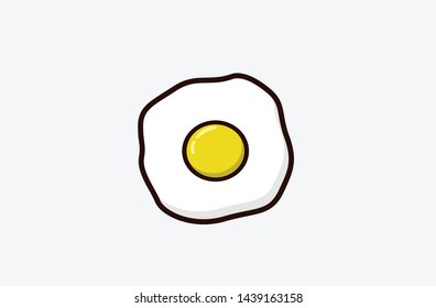 Egg vector icons, modern design, illustration