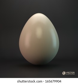 Egg. Vector illustration.