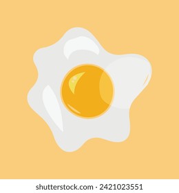 Egg vector illustration, Collection of whole, broken, fried, yolks, eggshells and boiled eggs. Whole and broken white and yellow fresh raw eggs.