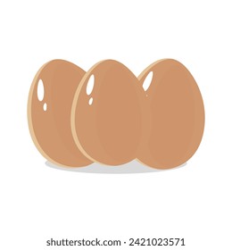 Egg vector illustration, Collection of whole, broken, fried, yolks, eggshells and boiled eggs. Whole and broken white and yellow fresh raw eggs.