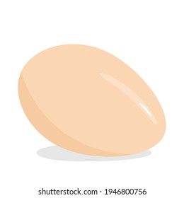 Egg. Vector illustration, isolated on a white background.
