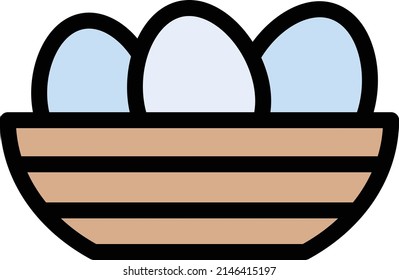 egg Vector illustration on a transparent background. Premium quality symbols. Stroke vector icon for concept and graphic design.