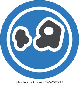 egg Vector illustration on a transparent background. Premium quality symbols. Glyphs vector icons for concept and graphic design. 
