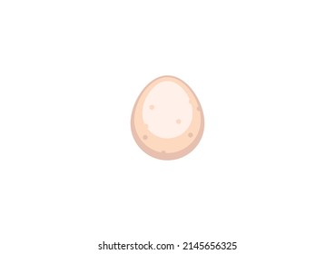 Egg Vector Isolated Emoticon. Egg Icon