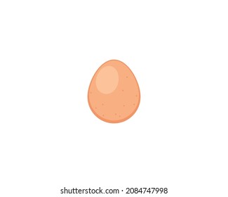 Egg Vector Isolated Icon. Egg Emoji Illustration. Egg Vector Isolated Emoticon