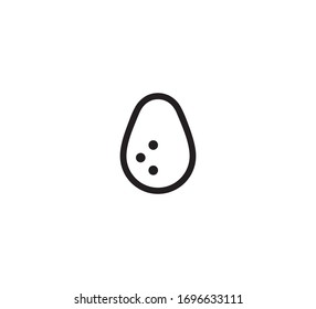 Egg vector isolated icon illustration. Egg Illustration