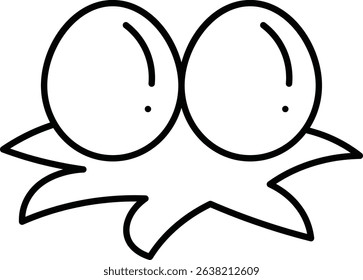 egg vector, line icon, design