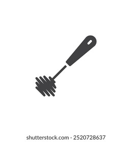 Ícone de vetor de Egg Whisk. sinal plano preenchido para conceito móvel e web design. Ícone do glifo do Egg Beater. Símbolo, ilustração de logotipo. Gráficos vetoriais