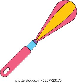 egg whiskers handy tool mixer illustration