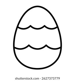 Egg Wrapped with Twin Lace Arc