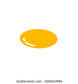 egg yolk icon design vector illustration