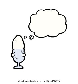 personaje de la caricatura de eggcup