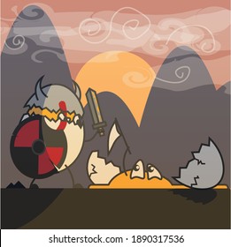 Egg-God, save eggs from the egg-normans!