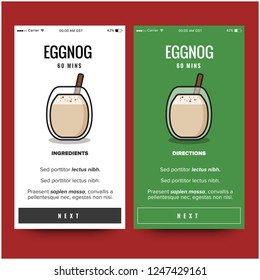 Eggnog Recipe App  