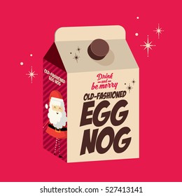 Eggnog Template Vector/illustration